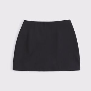 NWT Abercrombie & Fitch Scarlett Mini Skort in Black Size Small